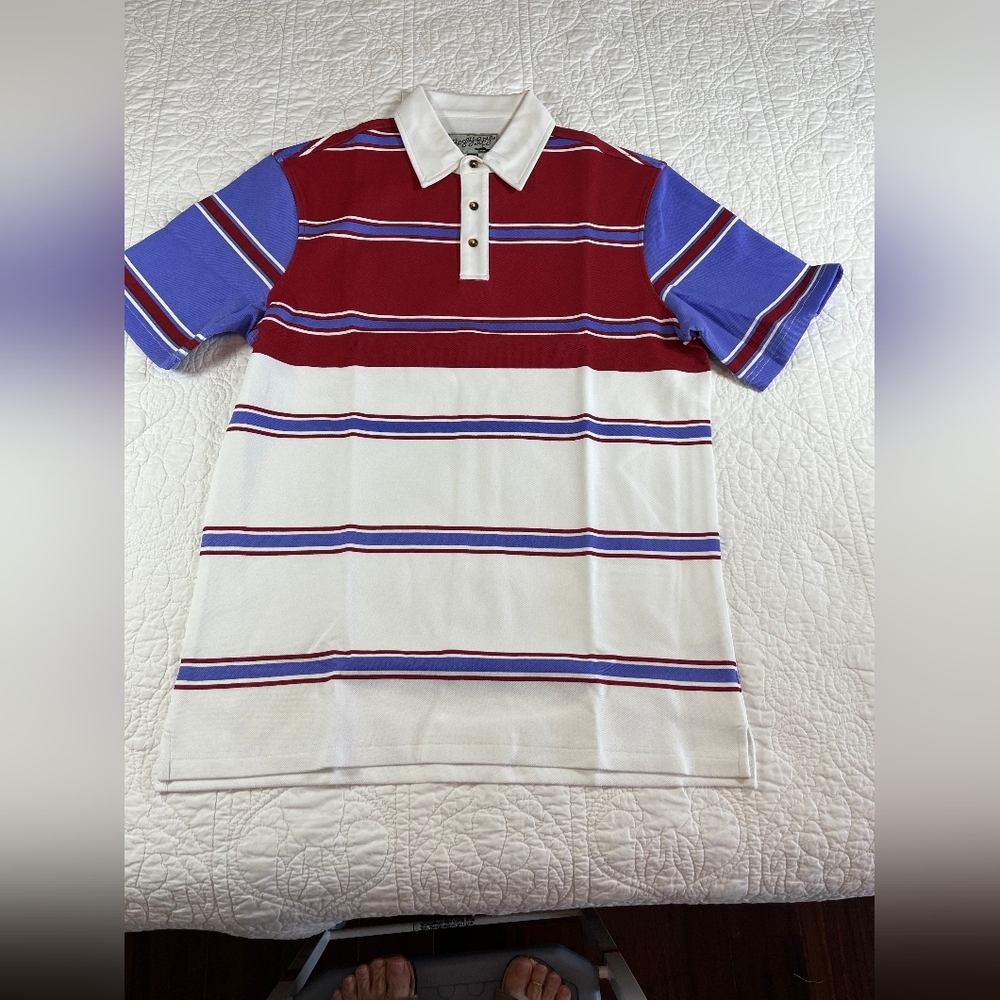 Bogey Boys Triple Stripe Polo-Medium